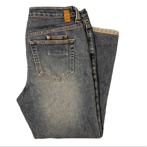 TOMMY HILFIGER Hipster Jeans Size 8 Cropped Y2K Preppy Casual Fit - Picture 1 of 8